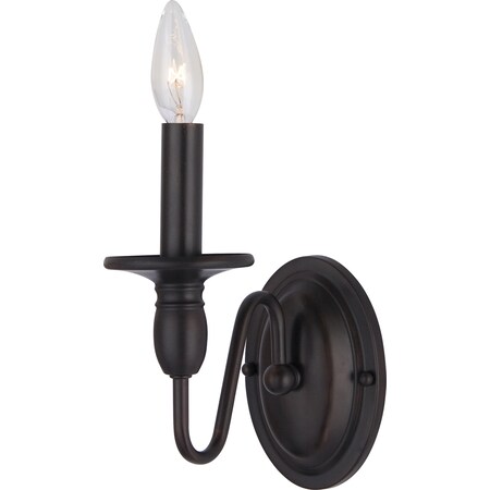 Maxim Lighting Towne 1-Light 4.5" Wide Oil Rubbed Bronze Wall Sconce 11031OI